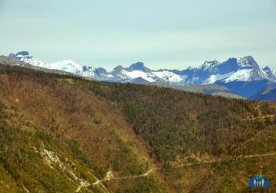 Vue sur le  Dévoluy.