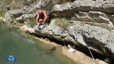 Les lames rocheuses sur lesquelles on doit passer