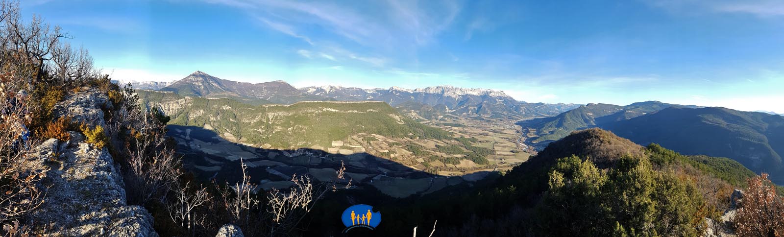 Vue panoramique depuis la Montagne d'Aucelon 5