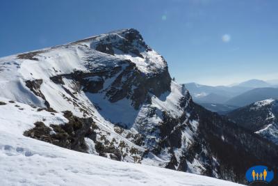 Sommet de la Servelle 1600 m.