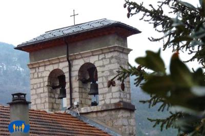 Clocher de l'Église de La Beaume.