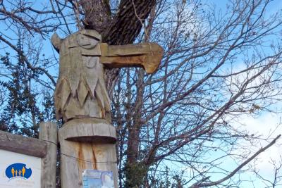 Clamontard - L'aigle, mascotte des parapentistes.
