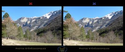 Chemin vers serre des blaches