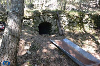 Hameau du Serre - Entrée du tunnel.