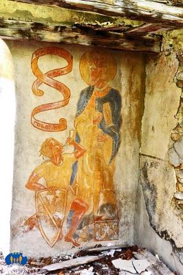 Hameau de l'Église - Une peinture encore intacte, mais pour combien de temps ?