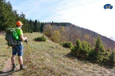 Rochers de Chironne - Francis reste chaudement couvert !