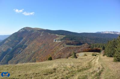 Côte de retour sur le But de l'Aiglette.
