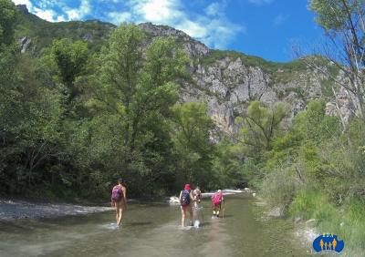 Accès à la rivière de l'Oule.