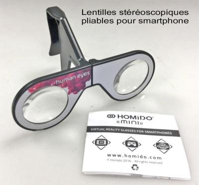 Lentilles stéréo HOMIDO pour smartphone