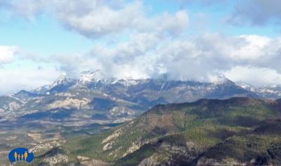 Clamontard - Face à nous, le Massif du Glandasse.