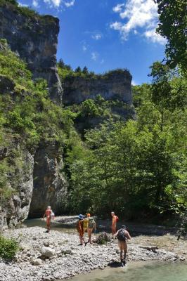 Les nombreux méandres de ces gorges.