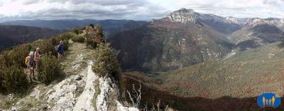 Panorama depuis la crête
