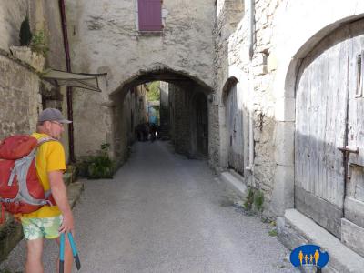 Une rue ancienne de Pontaix.