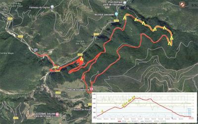 Carte Rando du Pont de Boulc à Soubreroche