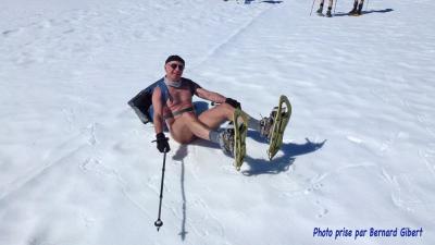 Pas trop froid les fesse dans la neige ?